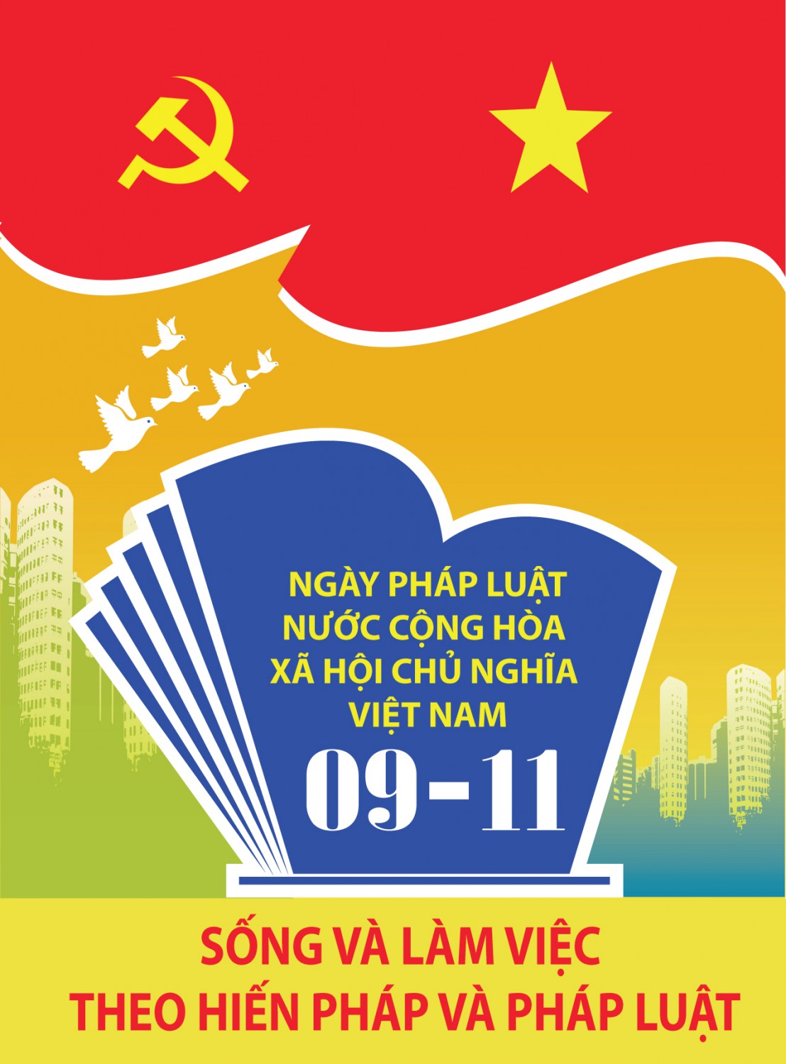 Trường THCS Nguyễn Trực-TT Kim Bài hưởng ứng " Ngày Pháp luật nước cộng hòa XHCN Việt Nam" năm học 2022-2023